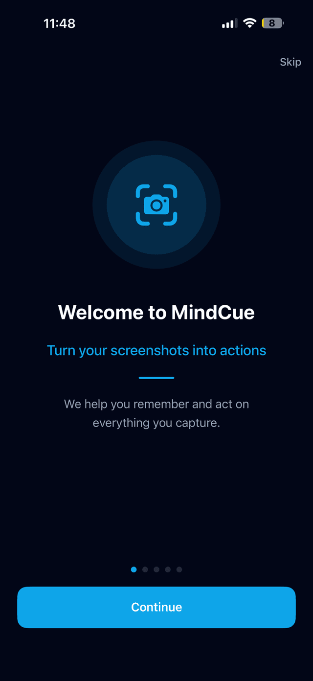 Turn your screenshots into actions